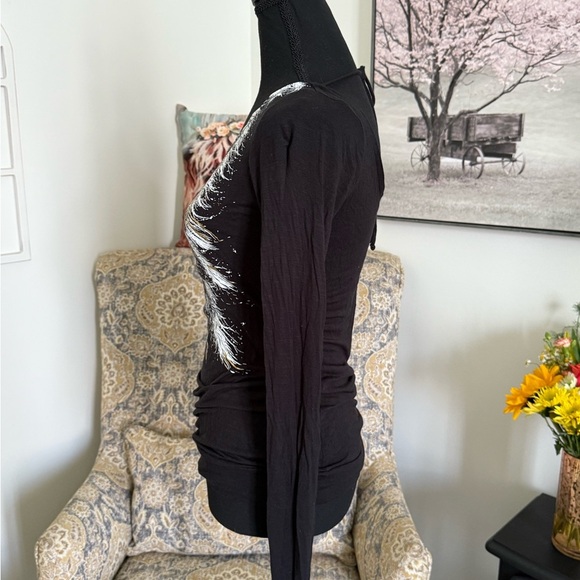 Miley Cyrus Charcoal Gray Knit Top - Picture 5 of 5